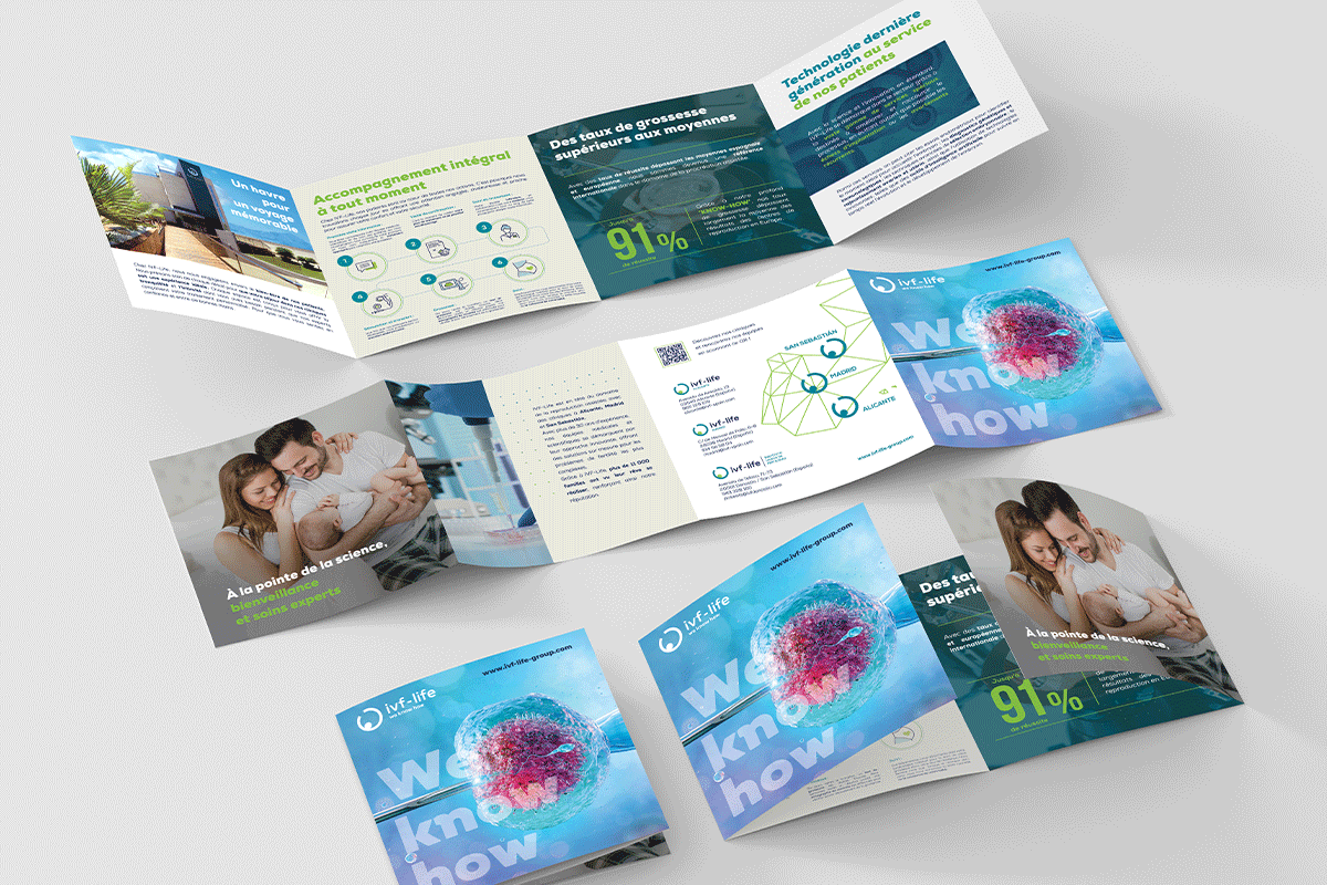 Advertising design concept by YOUproduction, booklet, flyer