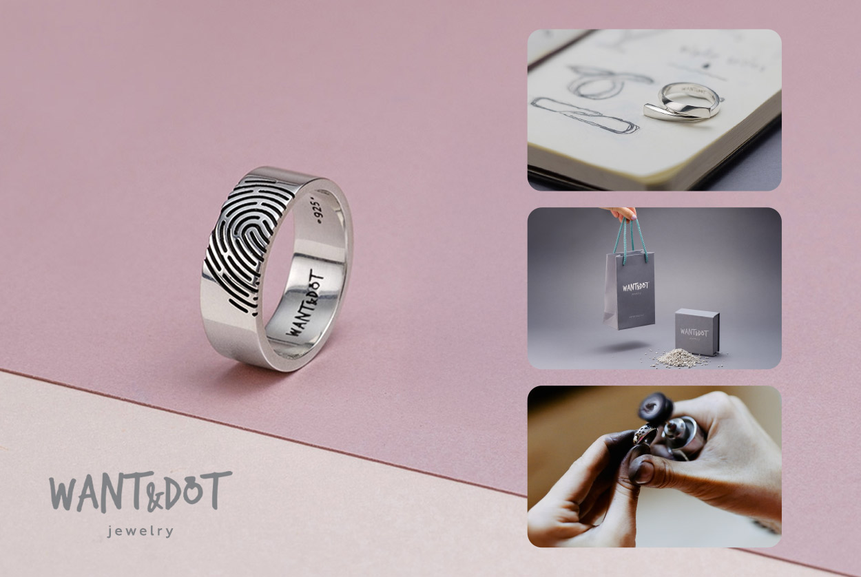 Studio product photography for jewellery brand by YOUproduction Creative Studio